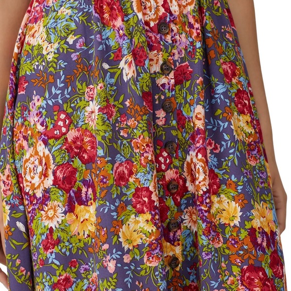 Auguste Magnolia Violet Midi Dress - Picture 3 of 4